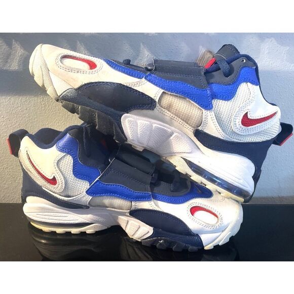 Nike Air Max Speed Turf Retro Sneakers New York Giants BV1165-100 Shoes Size 10 - Picture 4 of 11
